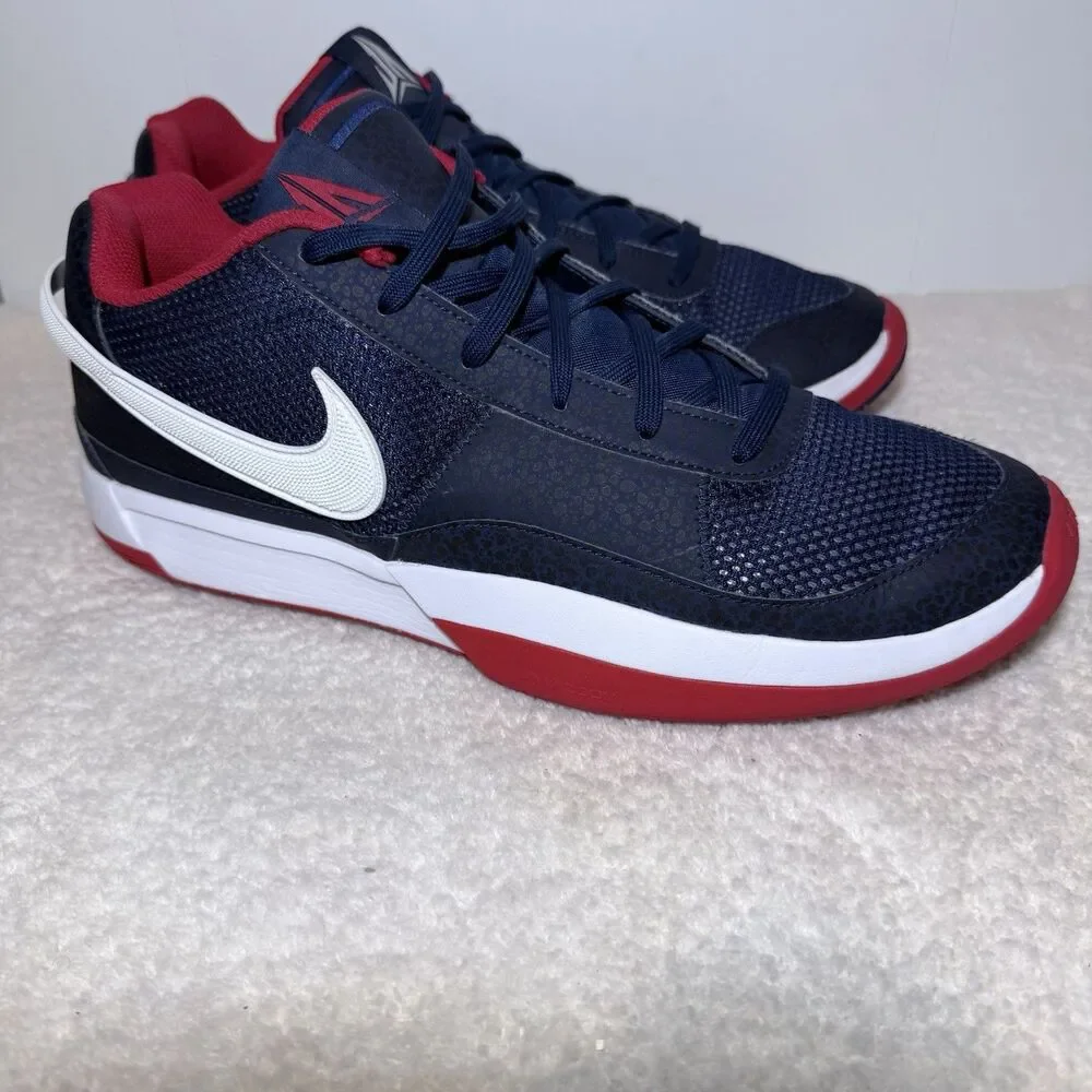 Nike Ja 1 USA Men’s Size 15 Midnight Navy FQ4796 403 Basketball Shoes